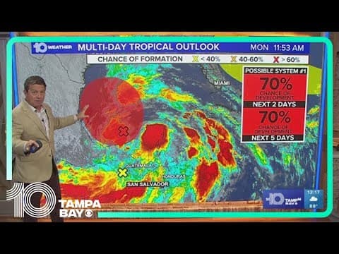 Tracking the Tropics: Gulf system has high chance of development