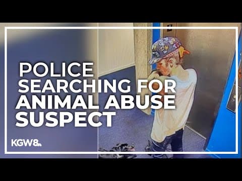 Portland police seek man who repeatedly abused dog