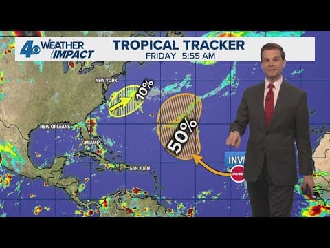 Tropical Weather Impact: Friday, August 8, 7am Update