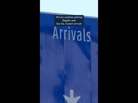 Seattle-Tacoma International Airport addresses dangerous shoulder parking