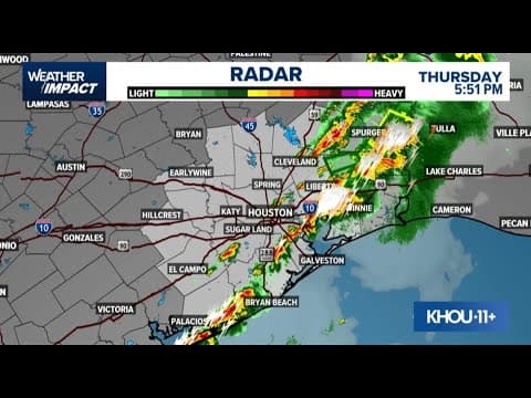 Track today's storms on live streaming radar
