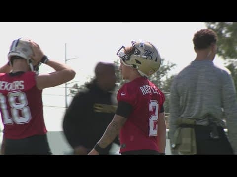 Saints: Rattler, Tipton shine; offense sharp on day 3 of camp
