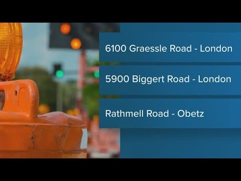 Roads in Franklin, Fairfield counties closed due to heavy rain, flooding