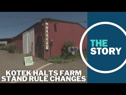Farm stand rule changes put on pause, Gov. Kotek says, after significant blowback