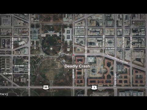 One man died after car crash near the White House