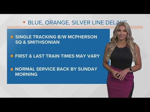 Expect delays on the Blue, Orange, and Silver Metro lines this Saturday