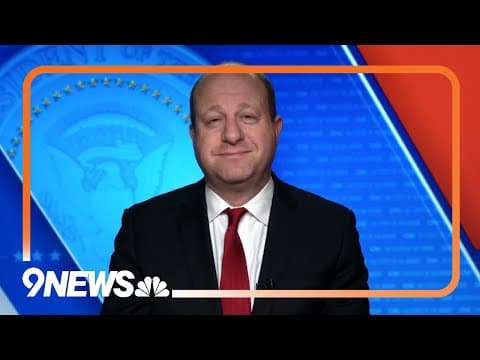 Colorado governor speaks on immigration, calls for Israel-Hamas ceasefire