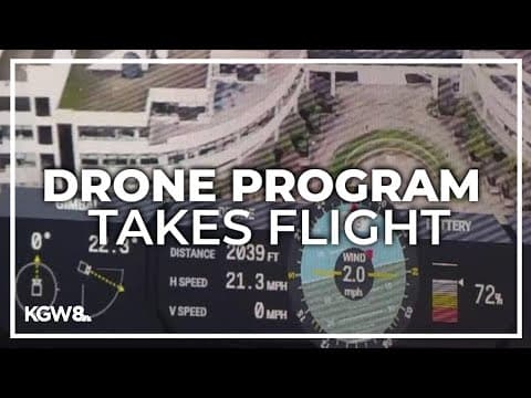 Eugene police deploy drones in new first responders program