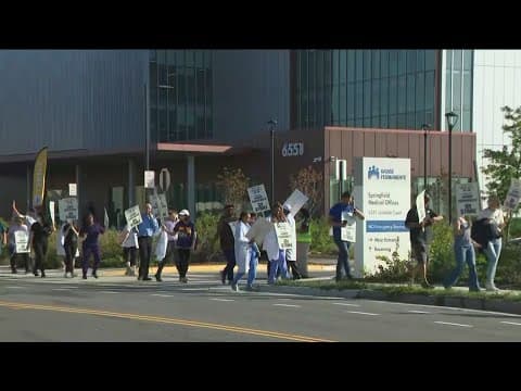 No bargaining sessions scheduled as day 1 of Kaiser strike closes