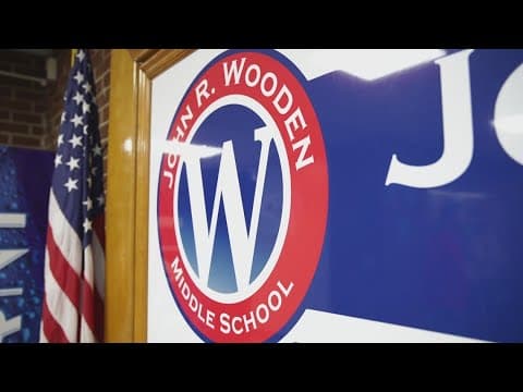 John Wooden's legacy reaches generations at Martinsville school