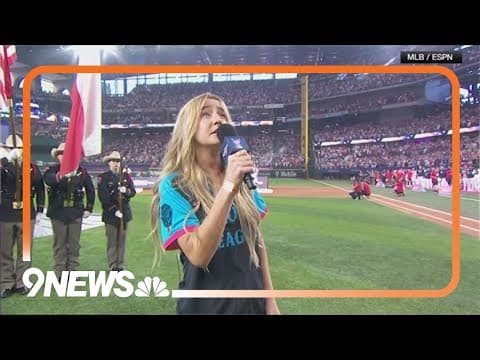 Colorado native Ingrid Andress releases statement about her national anthem performance