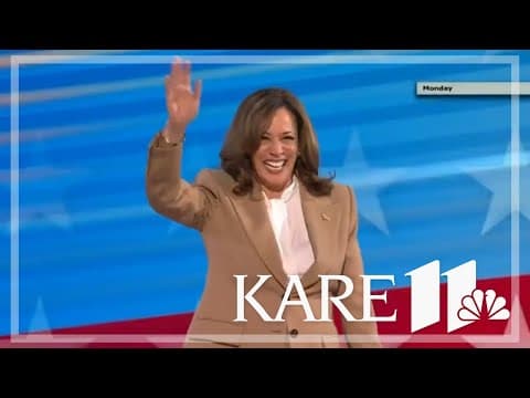 Kamala Harris set to make history as she accepts the Democratic presidential nomination
