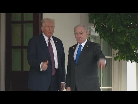 Trump meets with Israeli PM on war in Gaza as potential U.S. government shutdown looms