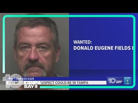 Man on FBI's 10 Most Wanted List could be in Tampa