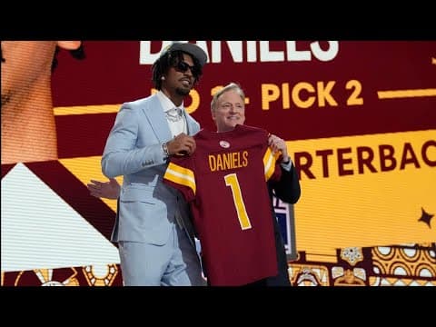 1-on-1 with Washington Commanders' first-round draft pick Jayden Daniels