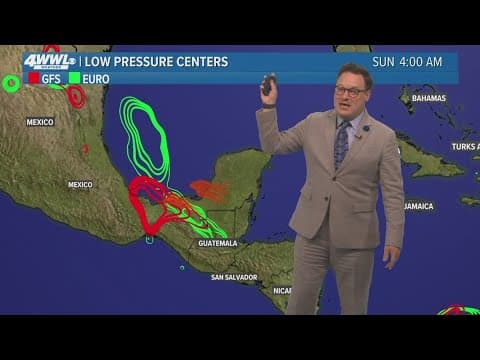 Tuesday 10 PM Tropical Update: Signs of system organizing across Yucatán in Gulf