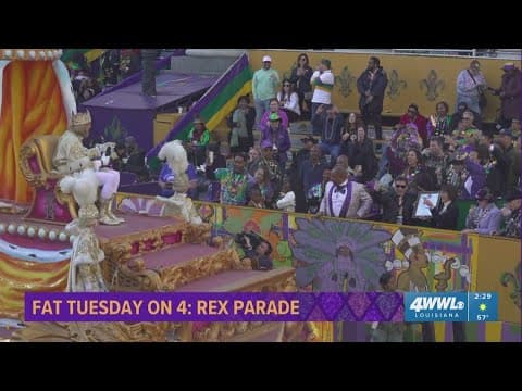 King of Carnival shares a toast with Mayor Cantrell