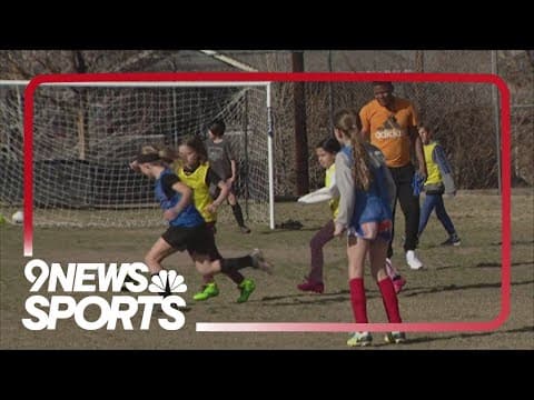 Sharing their skills: Venezuelan professional soccer players teach Sunday clinic