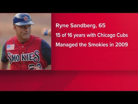 MLB Hall of Famer and former Smokies manager, Ryne Sandberg, dies after being diagnosed with cancer
