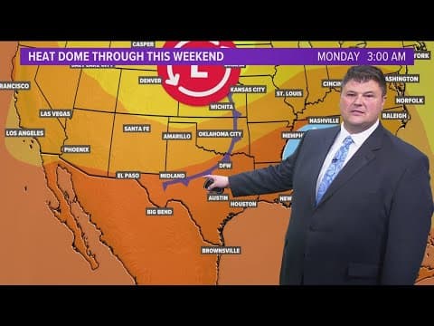 DFW Weather | Small cold front to pass through North Texas Monday in 14 day forecast
