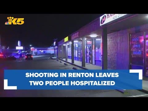 Shooting in Renton leaves two people injured