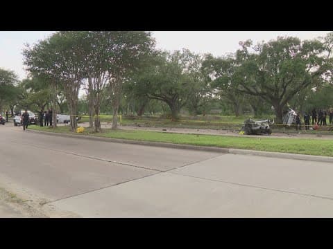 Surveillance video shows violent Fondren crash