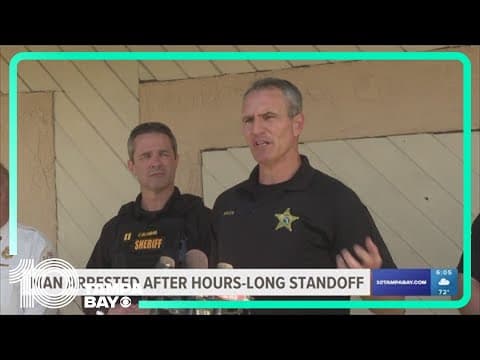 Man arrested after hourslong standoff with deputies at Pasco County home