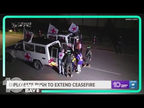 Israel-Hamas: Diplomats push to extend ceasefire, more hostage and prisoner releases