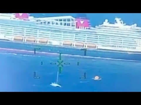 Disney cruise ship rescues 4 from disabled catamaran hundreds of miles off Bermuda