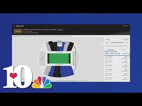 Ticket prices reach around $400 for upcoming Tennessee matchup with Vanderbilt