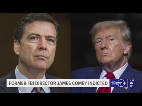 Former FBI Director James Comey indicted on charges of making a false statement, obstruction