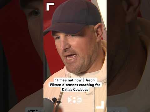 Jason Witten discusses coaching for Dallas Cowboys