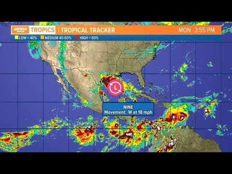 Weather Update: Tropical depression forms in the Gulf