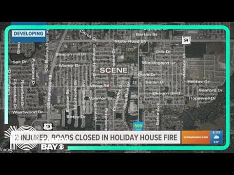 Firefighters knock down Pasco County house fire