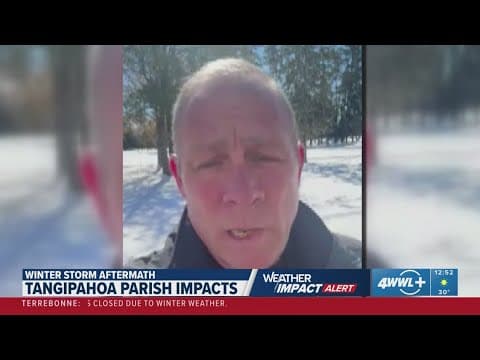 Tangipahoa Parish Sheriff gives update on winter weather