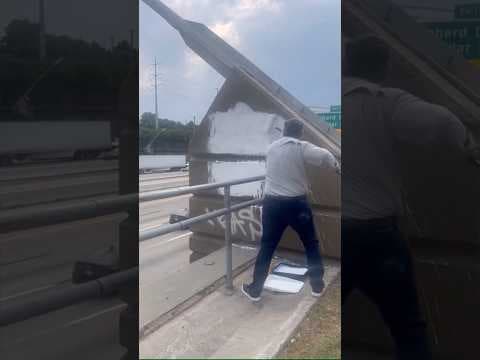 Sen. Ted Cruz paints over Charlie Kirk graffiti