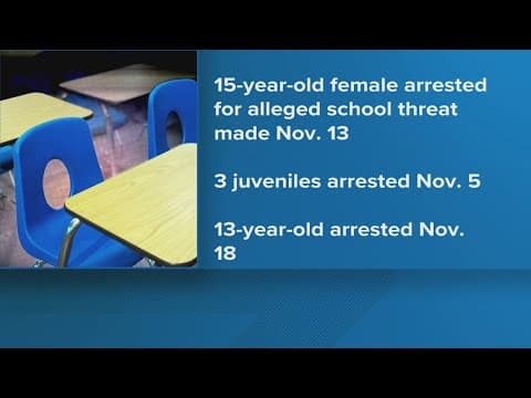 15-year-old girl arrested after admitting to making school threat