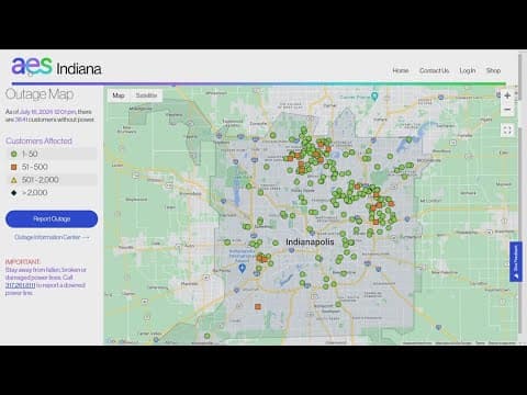 AES reporting thousands of customers are still without power after overnight storms