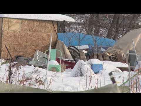 Minneapolis plans to clear the "Quarry Camp" homeless encampment Wednesday