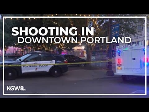 Police investigate reported shooting in downtown Portland