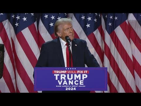 Trump wins election, Harris concedes