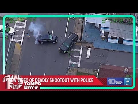 New footage shows intense law enforcement chase in Tampa officer-involed shooting