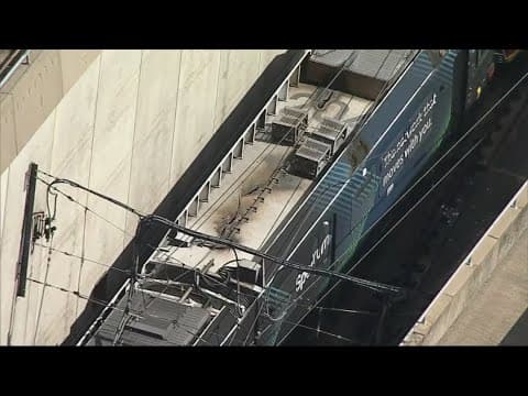 Several DART passengers taken to hospital after train catches fire, officials say