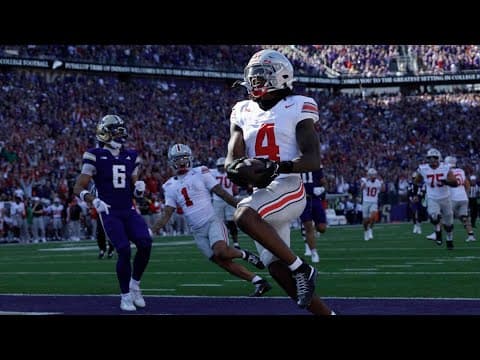 Postgame interviews | Ohio State vs. Washington