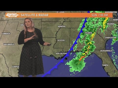 Weather: Chilly and windy Sunday, Northshore frost/light freeze Monday morning