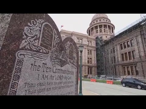 Texas schools instructed to display Ten Commandments despite court ruling affecting some districts,