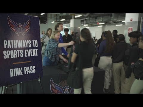 Washington Capitals host students at Hispanic Heritage event