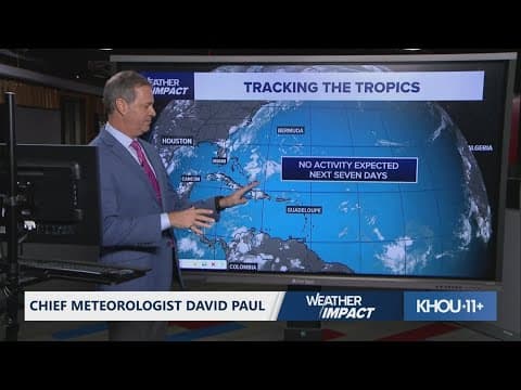 Tropical update: Atlantic tropics are quiet as we near the peark of hurricane season