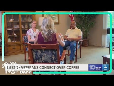 LGBTQ+ veterans connect over coffee at Empath Health