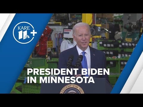 FULL SPEECH: President Biden talks jobs, clean energy in Minnesota